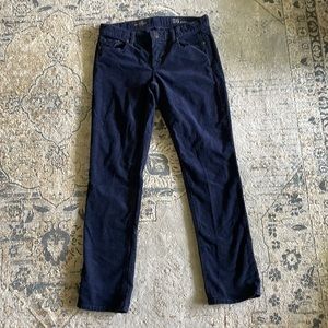 Woman’s J. Crew 26 petite corduroy navy pants